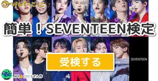 簡単！SEVENTEEN検定